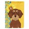Caroline's Treasures Summer Sunflowers Wirehair Red and Tan Dachshund Flag Garden Size